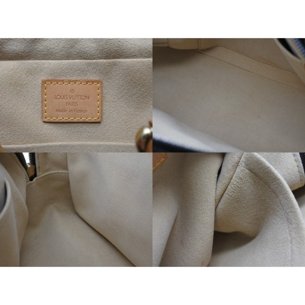 LOUIS VUITTON Manhattan Handbag Natural Leather Brown - Picture 7 of 7